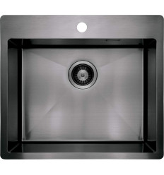 Zlewozmywak stalowy 1-komorowy titanium Olfato Precious Deante (ZPO D10B)