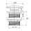 Korek ceramiczny niezamykany umywalkowy bez przelewu black mat Elita (RE090000047160)
