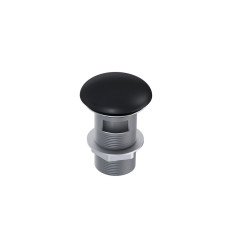 Korek ceramiczny umywalkowy klik-klak z przelewem black mat Elita (RE090000037160)