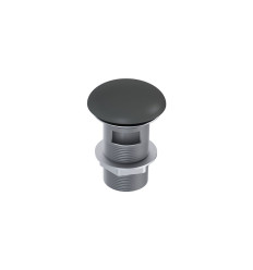 Korek ceramiczny umywalkowy klik-klak z przelewem anthracite mat Elita (RE090000036010)