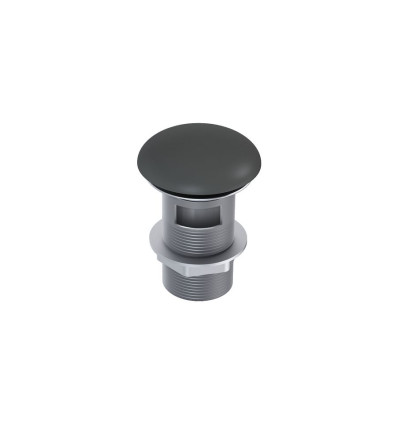 Korek ceramiczny umywalkowy klik-klak z przelewem anthracite mat Elita (RE090000036010)