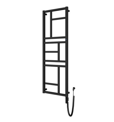 Grzejnik elektryczny 50x110 czarny Mondrian Electro Instal Projekt (MONE-50/110C31+GH-03C2)
