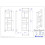 Grzejnik elektryczny 50x140 czarny Mondrian Electro Instal Projekt (MONE-50/140C75+GH-06C2)