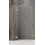 Kabina prostokątna 80x70 Avexa Gold Shine XR New Trendy (EXK-6750)