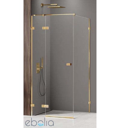 Kabina prostokątna 80x70 Avexa Gold Shine XR New Trendy (EXK-6750)