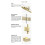 Kabina walk-in 50 Avexa Gold Shine XR New Trendy (EXK-6974)
