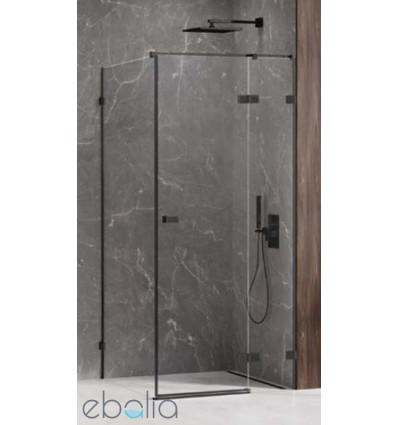 Kabina prostokątna 80x70 Avexa Black XR New Trendy (EXK-6879)