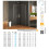 Kabina prostokątna 80x90 Smart New Trendy (EXK-4056)