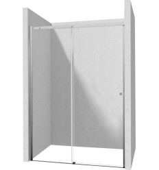 Drzwi prysznicowe 180 przesuwne chrom Kerria Plus Deante (KTSP018P)
