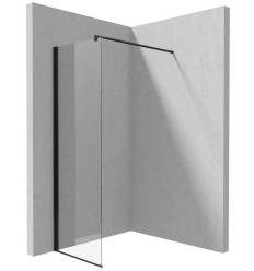 Ścianka prysznicowa / walk-in systemu Kerria Plus - 50 cm czarny mat Deante (KTS N85P)