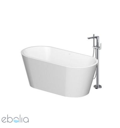 Wanna wolnostojąca owalna Crea 160x75 z baterią Crea Cersanit (S601-141)