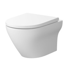 Miska wc z deską biały mat Larga Oval CleanOn Cersanit (S701-608)