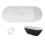 Wanna wolnostojąca 160x68 Moya Black&White Besco (WMD-160-MBW)