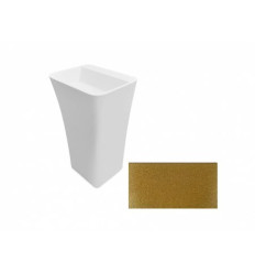 Umywalka wolnostojąca Assos s-line Glam złota Besco (UMD-AP-WOZ)