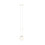Lampa wisząca Glam 1 White/opal Emibig (1115/1)