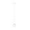 Lampa wisząca Glam 1 White/opal Emibig (1115/1)
