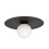 Lampa sufitowa Solar 1 Black/opal Emibig (1127/1)