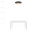 Lampa sufitowa Solar 1 Black/opal Emibig (1127/1)