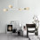 Lampa wisząca Vesio 4 White Emibig (786/4)