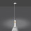 Lampa wisząca Akari 1 White Emibig (733/1)