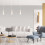 Lampa wisząca Akari 1 White Emibig (733/1)