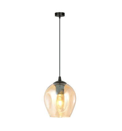 Lampa wisząca Istar 1 Bl Miodowy Emibig (677/1)