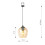 Lampa wisząca Istar 1 Bl Miodowy Emibig (677/1)