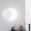 Kinkiet Circle 1c White Emibig (972/1)