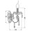 Aurora lampa kinkiet 1*40w e14 chrom Candellux (21-96121)