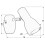 Picardo lampa kinkiet 1x40w e14 biały mat Candellux (91-44198)