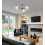 Ozzo lampa wisząca 3x40w e14 chrom klosz bezbarwny Candellux (33-72214)