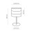 Lampki nocne Tago TK Lighting (5056)