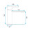 Bateria umywalkowa niska Veneta chrom Rea (REA-B6416)