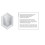 Kabina kwadratowa 70x70 New Soleo Gunmetal Brushed New Trendy (K-2125)