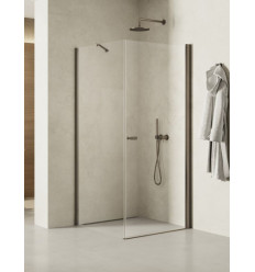 Kabina prostokątna 80x70 New Soleo Gunmetal Brushed New Trendy (K-2131-WP)