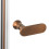 Kabina kwadratowa 70x70 New Soleo Copper Brushed New Trendy (K-2281)