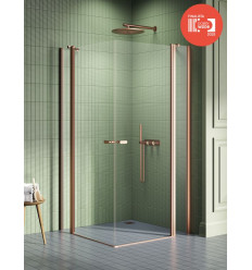 Kabina kwadratowa 70x70 New Soleo Copper Brushed New Trendy (K-2281)