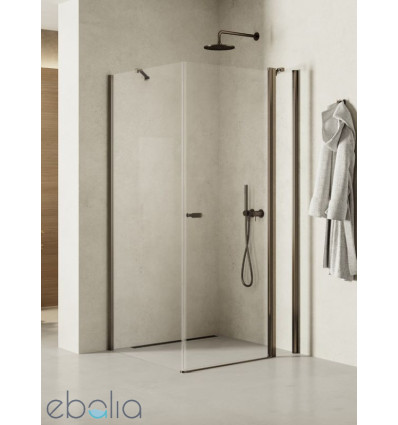 Kabina kwadratowa 70x70 New Soleo Gunmetal Brushed New Trendy (K-2125)