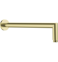 Wylewka prysznicowa ścienna - 400 mm złoto szczotkowane Cascada Deante (NAC R45K)