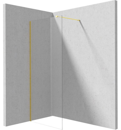 Ścianka prysznicowa walk-in 90cm złoty połysk Prizma Deante (KTJ Z39P)