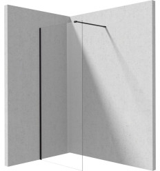 Ścianka prysznicowa walk-in 80cm nero Prizma Deante (KTJ N38P)