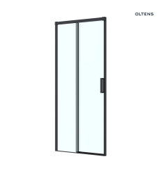 Drzwi prysznicowe 100 cm czarny mat/szkło przezroczyste Breda Oltens (21213300)