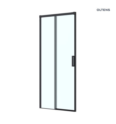 Drzwi prysznicowe 100 cm czarny mat/szkło przezroczyste Breda Oltens (21213300)