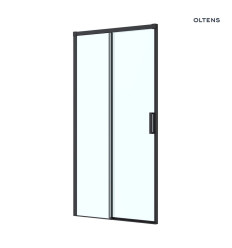Drzwi prysznicowe 110 cm czarny mat/szkło przezroczyste Breda Oltens (21214300)