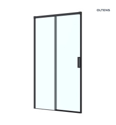 Drzwi prysznicowe 120 cm czarny mat/szkło przezroczyste Breda Oltens (21212300)