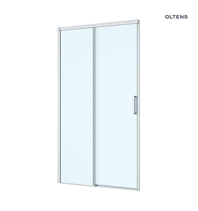 Drzwi prysznicowe 120 cm chrom/szkło przezroczyste Breda Oltens (21212100)