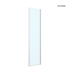 Ścianka prysznicowa 80 cm boczna chrom/szkło przezroczyste Breda Oltens (22104100)