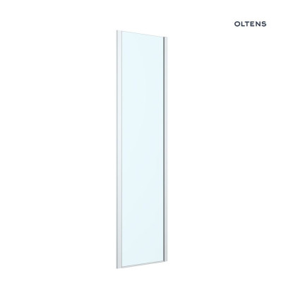 Ścianka prysznicowa 80 cm boczna chrom/szkło przezroczyste Breda Oltens (22104100)