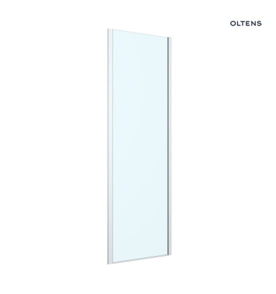 Ścianka prysznicowa 90 cm boczna chrom/szkło przezroczyste Breda Oltens (22105100)
