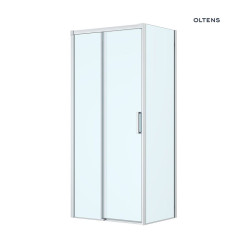 Kabina prysznicowa 100x80 cm prostokątna chrom/szkło przezroczyste Breda Oltens (20221100)